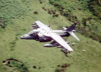 ZG530 - Royal Air Force Harrier GR7 (c/n P84). Operated by 1 Squadron, coded '84'. Machynlleth Loop, Wales. - by vickersfour