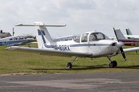 G-BGRX @ EGTC - Piper PA-38-112 Tomahawk at Cranfield Airport in 2006. - by Malcolm Clarke