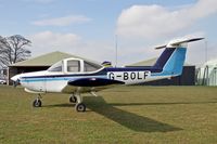 G-BOLF @ X5FB - Piper PA-38-112 Tomahawk at Fishburn Airfield UK in 2008. Crashed into the North Sea off Robin Hoods Bay, N Yorks, Oct 17 2008. - by Malcolm Clarke