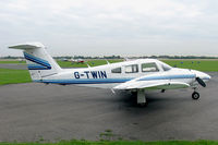 G-TWIN @ EGTC - Piper PA-44-180 Seminole at Cranfield Airport, UK in 2005. - by Malcolm Clarke