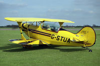 G-STUA @ EGSX - Aerotek Pitts S-2A Special at North Weald Airfield in 1992. - by Malcolm Clarke