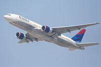 N860DA @ KLAX - Delta Airlines Boeing 777-232, N860DA 25R departure KLAX. - by Mark Kalfas