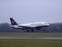 D-AHIJ @ EGPH - Hamburg international A319 arrives at a very misrable Edinburgh airport - by Mike stanners