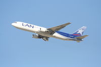 CC-CGN @ KLAX - LAN Boeing 767-383ER, CC-CGN 25R departure KLAX. - by Mark Kalfas