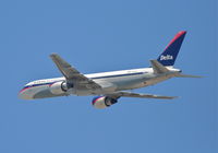 N612DL @ KLAX - Delta Airlines Boeing 757-232, N612DL 25R departure KLAX. - by Mark Kalfas