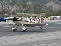 N379C @ SZP - 1979 Cleveland STARDUSTER SA-300, Lycoming IO-360, Lou Stolp design, taxi - by Doug Robertson