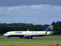 EI-DAE @ EGPH - Ryanair Boeing 737-8AS At EDI,note the nose art - by Mike stanners