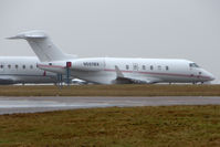 N507BX @ EGGW - Bombardier CL300 at Luton - parked on Ocean Sky ramp - by Terry Fletcher