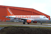G-EZDT @ EGGW - Easyjet A319 taxies out at Luton - by Terry Fletcher