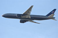 N787UA @ KLAX - United Airlines Boeing 777-222, N787UA 25R departure KLAX. - by Mark Kalfas