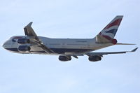 G-BNLP @ KLAX - British Airways Boeing 747-436, G-BNLP departing KLAX 25R. for London - by Mark Kalfas