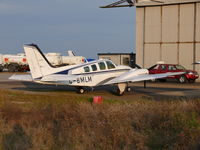 G-BMLM @ EGMD - Beech Be58 Baron G-BMLM Atlantic Bridge Aviation - by Alex Smit