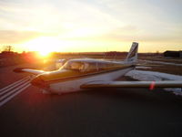 C-FCBP @ CNC3 - Deliberate gear up landing Jan 22/10, 2131Z. The sun sets on a loyal bird. - by Robert Beard