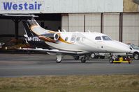 M-YTOY @ EGNH - Embraer Phenom at Blackpool - by Terry Fletcher