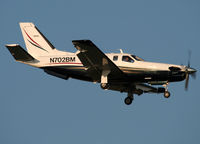 N702BM @ LFBO - Landing rwy 14R - by Shunn311