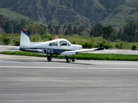 N127VU @ SZP - 1991 American General AG-5B TIGER, Lycoming O&VO-360 180 Hp, some 100+ AG-5Bs produced by Americal General, landing roll Rwy 22 - by Doug Robertson