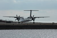 C-GLQJ @ CYTZ - Porter Airlines Q400 Taxing to terminal - by saleem Poshni