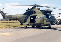 XW200 @ EGVA - Puma HC.1, callsign OKV 30, of 230 Squadron at RAF Aldergrove on display at the 1995 Intnl Air Tattoo at RAF Fairford. - by Peter Nicholson