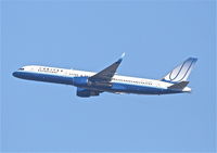 N532UA @ KLAX - United Airlines Boeing 757-222, UAL22 to KJFK, 25R departure KLAX. - by Mark Kalfas