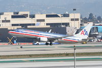 N980AN @ KLAX - American Airlines Boeing 757-223, AAL114 25R departure for KEWR. - by Mark Kalfas