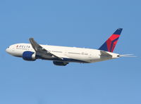 N705DN @ KLAX - Delta Airlines Boeing 777-232, DAL16 25R departure for KATL. - by Mark Kalfas