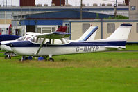 G-BHYP @ EGTK - Reims F172M Skyhawk at Oxford Kidlington Airport in 1997. - by Malcolm Clarke