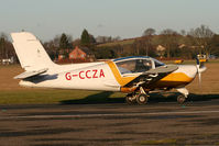 G-CCZA @ EGBO - Using the last light of the afternoon. - by MikeP