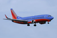N371SW @ DAL - Southwest Airlines landing at Dallas Love Field Airport - by Zane Adams