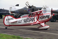 G-BIRD @ EGTC - Pitts S-1D Special at Cranfield's Dreamflight Air Show in 1992. - by Malcolm Clarke