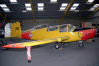 56321 @ WINTHORPE - Saab 91B-2 Safir at Newark Air Museum, Winthorpe, UK in 1992. In Norwegian AF colours. - by Malcolm Clarke