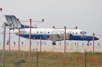 N585SW @ KLAX - SkyWest Embraer EMB-120ER, SKW6170 to KBFL, departing 24R KLAX. - by Mark Kalfas