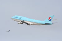 HL7467 @ KLAX - Korean Airlines Boeing 747-4B5, KAL18 departing 25R for RKSIB (Incheon Int'l). - by Mark Kalfas