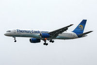 G-FCLK @ LOWL - Thomas Cook Airlines Boeing B757-2Y0 approach LOWL/LNZ - by Janos Palvoelgyi