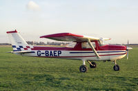 G-BAEP @ EGTC - Reims FRA150L Aerobat at Cranfield Airport in 1988. - by Malcolm Clarke