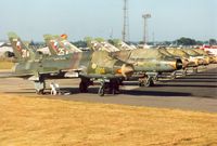 4006 @ EGVA - Su-22M-4 Fitter of 321 Squadron Czech Air Force on the flight-line at the 1995 Intnl Air Tattoo at RAF Fairford. - by Peter Nicholson