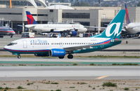 N296AT @ KLAX - Air Tran Boeing 737-7BD, N296AT, TRS55 arriving from KATL, taxiway Hotel KLAX. - by Mark Kalfas