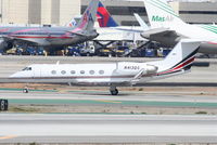 N413QS @ KLAX - NJI Sales Gulfstream Aerospace G-IV, N431QS heading to KSMO-taxiway Hotel KLAX. - by Mark Kalfas
