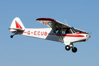 G-ECUB @ EGBR - 1958 Piper PIPER PA-18 - One of the many aircraft at Breighton on a fine Spring morning - by Terry Fletcher