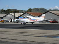 N16497 @ SZP - 1973 Piper PA-28-235 CHEROKEE CHARGER, Lycoming O-540-B4B5 235 Hp, landing Rwy 22 - by Doug Robertson