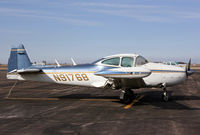 N91768 @ GXY - This Navion has resided at Greeley for some time - by Duncan Kirk