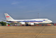 HS-TGP @ VTBD - THAI B747-400 in 50th anniversary color scheme of this Thai flag carrier. - by BigDaeng