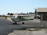 N11732 @ SZP - 1974 Cessna 150L, Continental O-200 100 Hp, booster tips, holding short Rwy 22 - by Doug Robertson