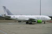CS-TDI @ EGGW - White Airbus 310 in Luton with soccer charter from Portugal - by Terry Fletcher