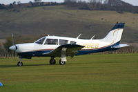 G-BBEB @ EGLS - resident at Old Sarum - by Chris Hall