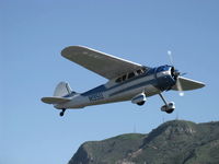 N95U @ SZP - 1951 Cessna 195A BUSINESSLINER, Jacobs R755A-2  275 Hp, takeoff climb Rwy 22 - by Doug Robertson