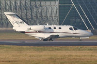 G-OAMB @ EGCC - Vacating Runway 05L. - by MikeP