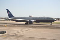 N670UA @ KLAX - United Airlines Boeing 767-322, N670UA, UAL47 en route to PHOG, 25R departure KLAX. - by Mark Kalfas