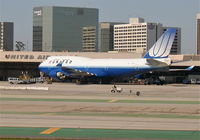 N179UA @ KLAX - United Airlines Boeing 747-422, N179UA at the United maintenance hangar KLAX. - by Mark Kalfas