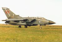 ZA559 @ EGQS - Tornado GR.1 of 15[Reserve] Squadron taxying to the active runway at RAF Lossiemouth in the Summer of 1995. - by Peter Nicholson