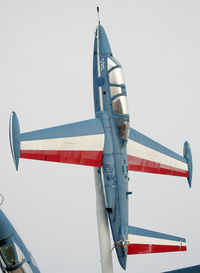 26 @ LFPB - Fouga Magister preserved @ Le Bourget Museum on pole - by Shunn311